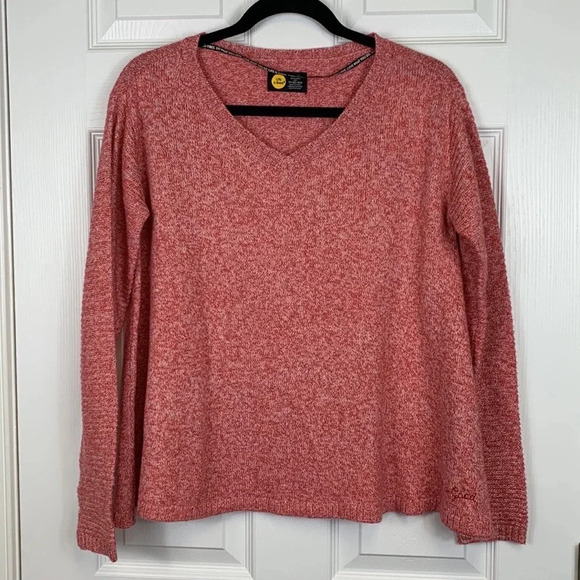 NWT Life is Good red white trapeze sweater sz xs - Picture 2 of 10